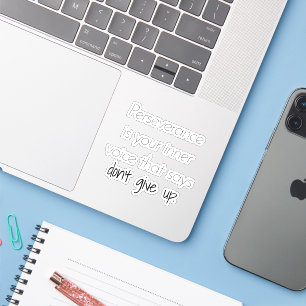 Perseverance Custom-Cut Vinyl Sticker