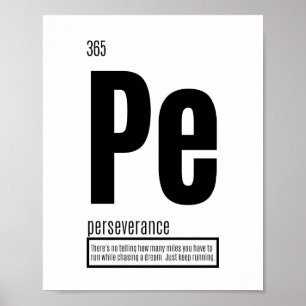 Perseverance - Fundamental Elements of Success Poster