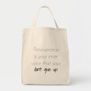 Perseverance Grocery Tote Bag