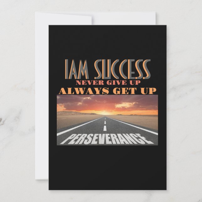PERSEVERANCE INVITATION (Front)