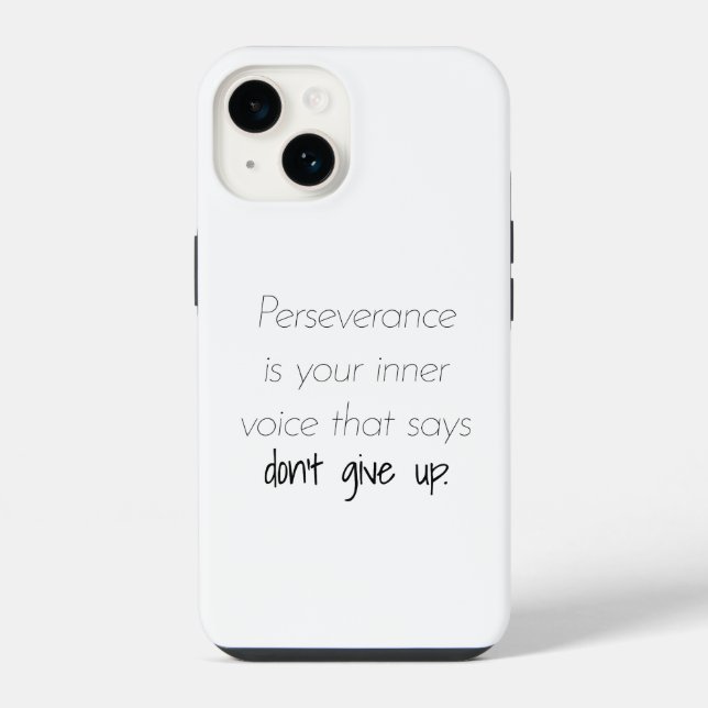 Perseverance iPhone Case (Back)
