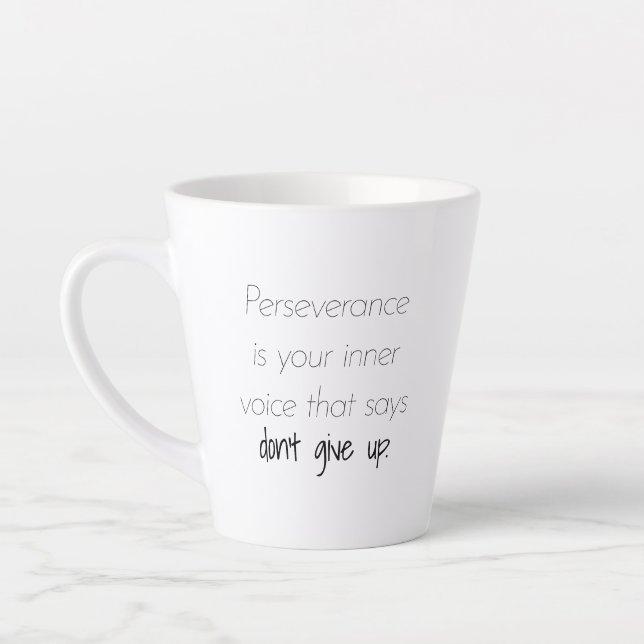 Perseverance Latte Mug (Left)
