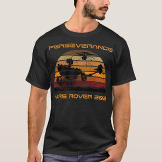 Perseverance Mars Rover 2021 Ingenuity Retro Vinta T-Shirt