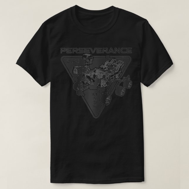 Perseverance Mars Rover  T-Shirt (Design Front)