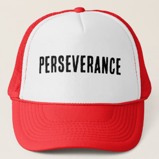 "PERSEVERANCE" | One-Word Phrase |  Trucker Hat