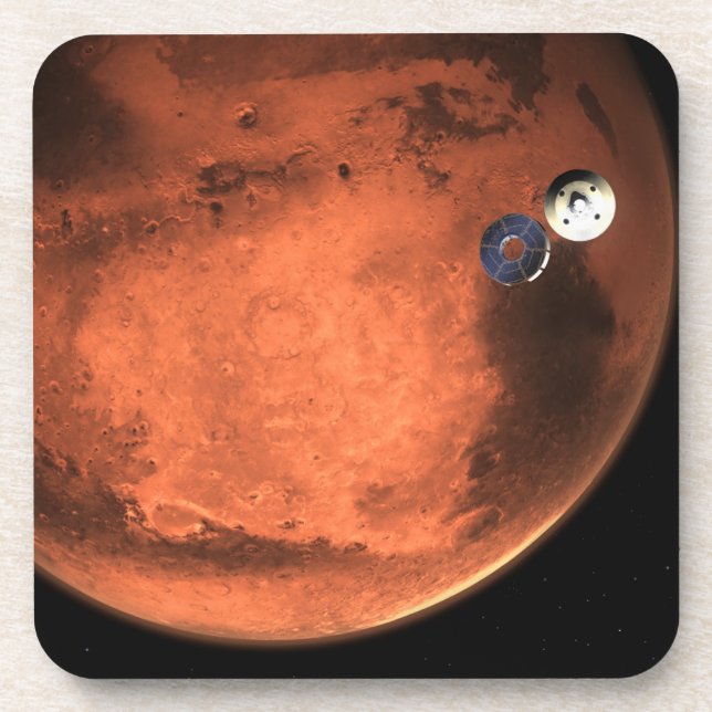 Perseverance Rover Casting Off Its Cruise Stage. Coaster (Front)