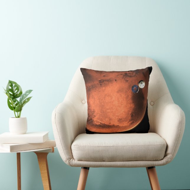 Perseverance Rover Casting Off Its Cruise Stage. Cushion (Chair)