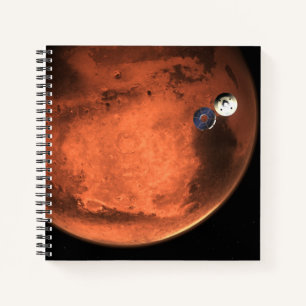 Perseverance Rover Casting Off Its Cruise Stage. Notebook