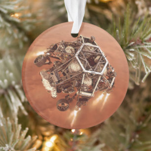Perseverance Rover Firing Up Descent Stage Engines Ornament