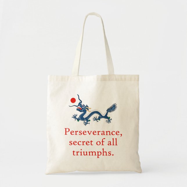 Perseverance Secret Of All Triumphs - Perseverance Tote Bag (Front)
