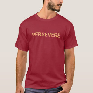 PERSEVERE Men's Maroon Logo T-Shirt
