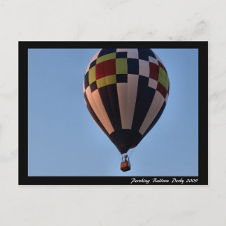 Pershing Balloon Derby 2009 Postcard