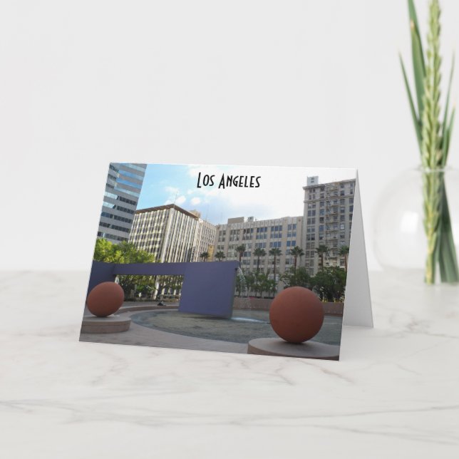 Pershing Square- Los Angeles Card (Front)