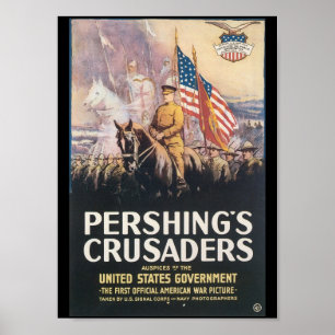 Pershings Crusaders World War II Poster