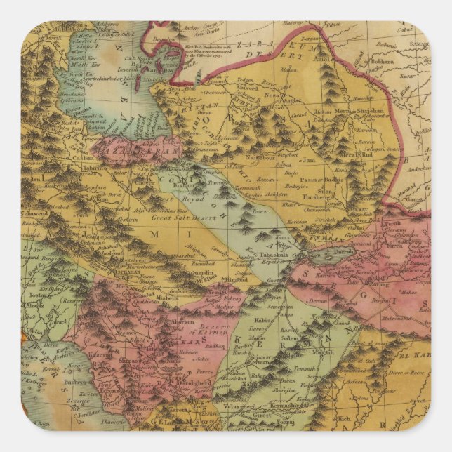 Persia 2 square sticker (Front)