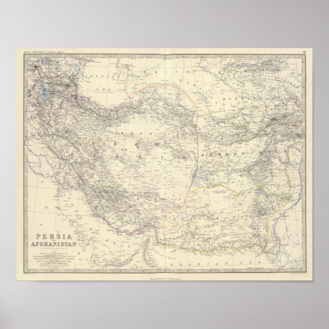 Persia, Afghanistan Poster (Front)