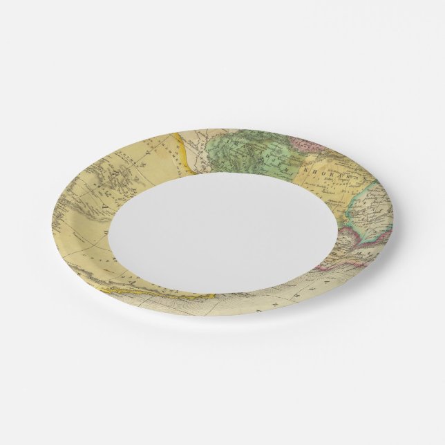 Persia Arabia Paper Plate (Angled)