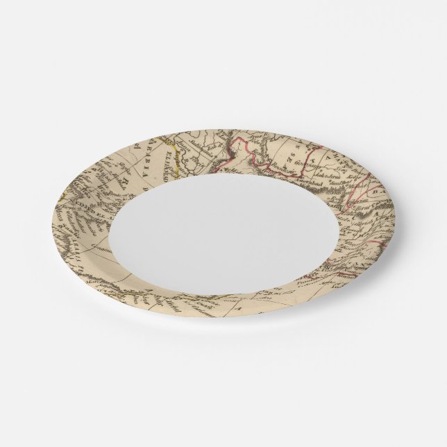 Persia, Arabia Paper Plate (Angled)