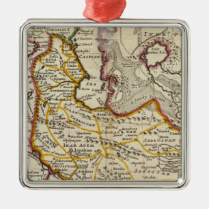 Persia, Caspian Sea, part of Independent Tartary Metal Ornament