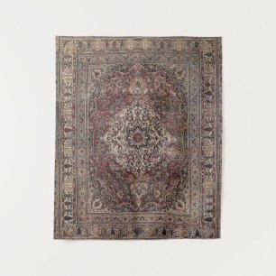 Persia Doroksh Dusty Dull Blue Grey Green  Tapestry