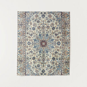 Persia Dusty Blue Grey Grey Accent  Tapestry