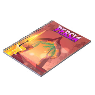 Persia Palace in the warm evening. Notebook