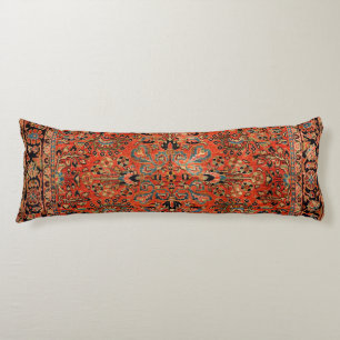 Persia Sarouk Red Yellow Leaf  Body Cushion