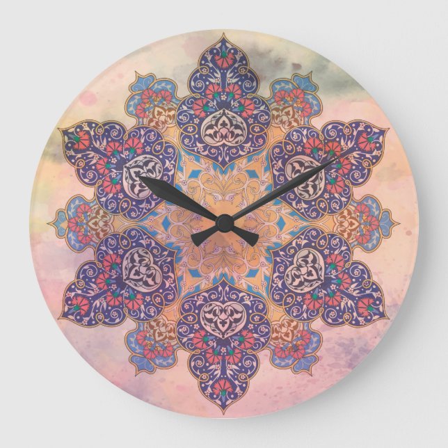 Persian Art Large Clock (Front)