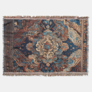 Persian Beautiful Old Pattern Modern Collection Throw Blanket