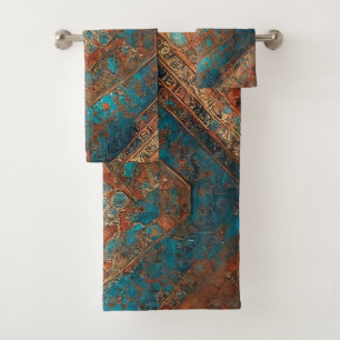 Persian Beautiful Old Pattern Popular Collection Bath Towel Set