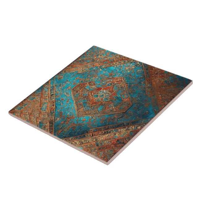 Persian Beautiful Old Pattern Popular Collection Ceramic Tile (Side)