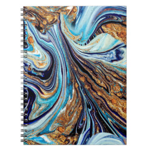 Persian Blue Agate: Oriental Luxurious Texture Notebook