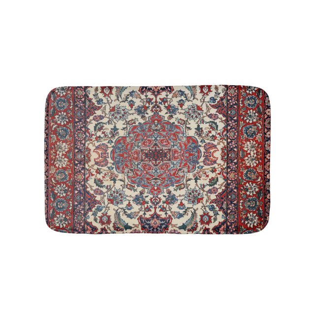 Persian Blue Creme  Bath Mat (Front)