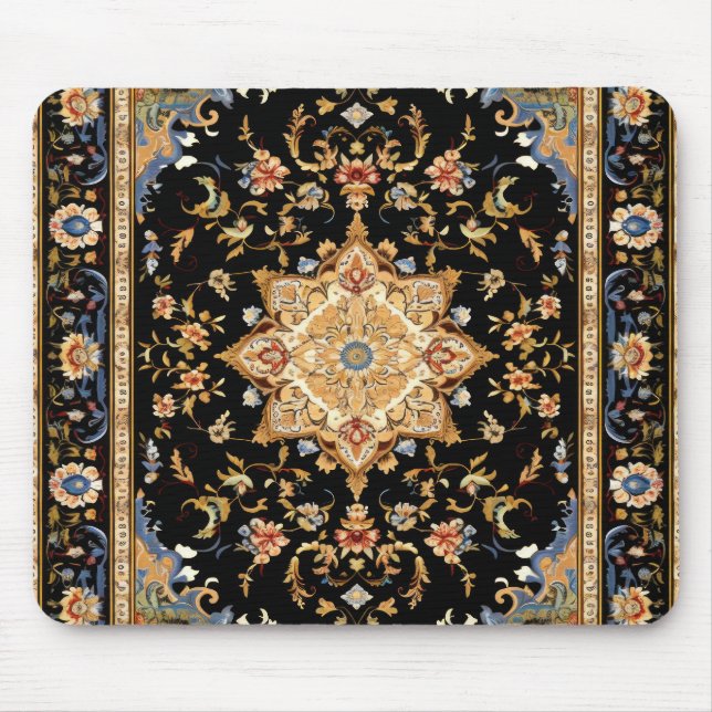 Persian Brown Carpet Mouse Pad (Front)