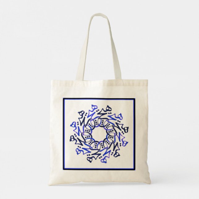 Persian Calligraphy Tote Bag (Back)