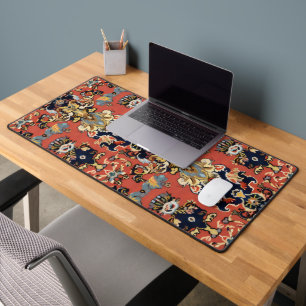 Persian Carpet Abstract Intricate Design Desk Mat