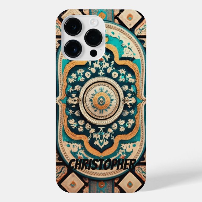 Persian carpet colourful iPhone case (Back)