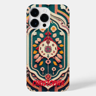 Persian carpet colourful iPhone 14 pro max case