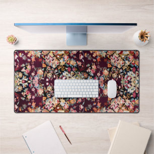 Persian Carpet Intricate Abstract Violet Desk Mat
