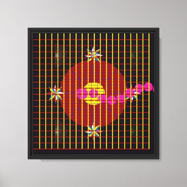 Persian Carpet Mandala Pattern  Canvas Print (Front)