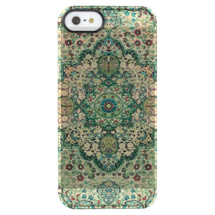 Persian Carpet Motive Geometric Pattern Clear iPhone SE/5/5s Case