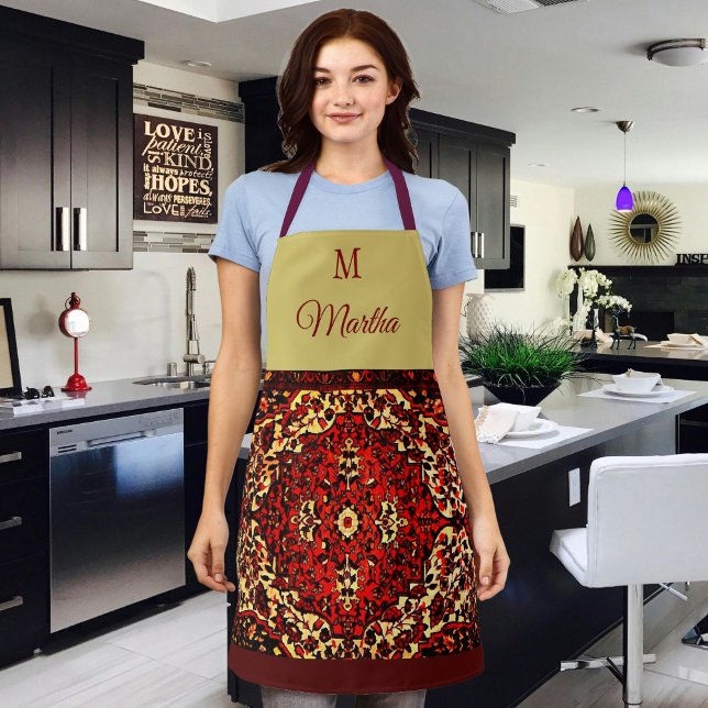 Persian carpet no2 - personalized  apron (Creator Uploaded)