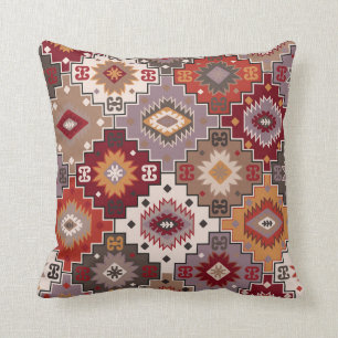 Persian carpet original design, tribal texture. Ea Cushion