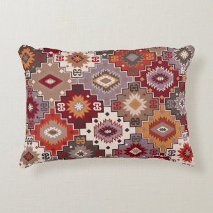 Persian carpet original design, tribal texture. Ea Decorative Cushion