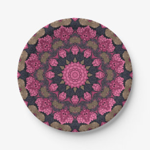 Persian carpet paper plate