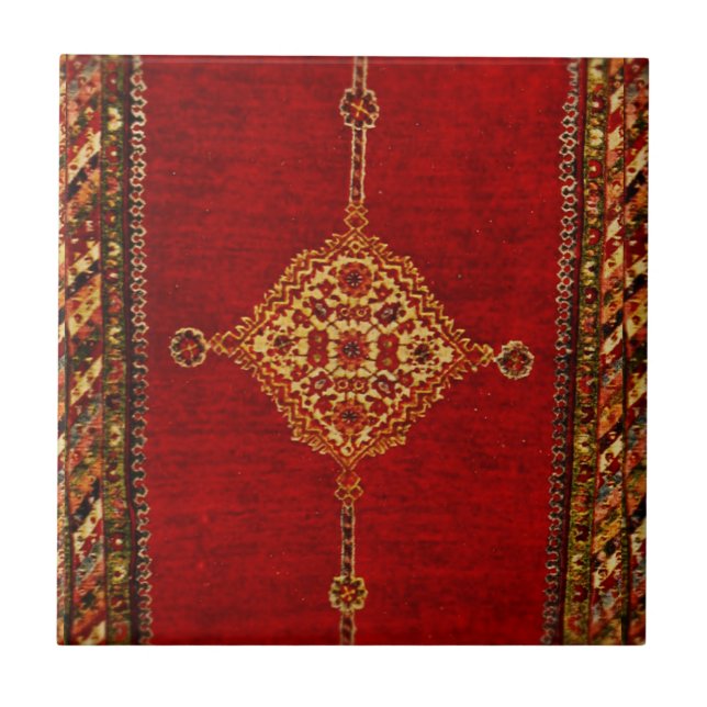Persian carpet pattern ceramic tile (Front)