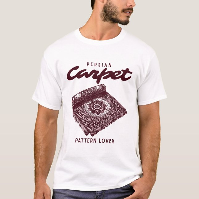 Persian carpet pattern lover T-Shirt (Front)