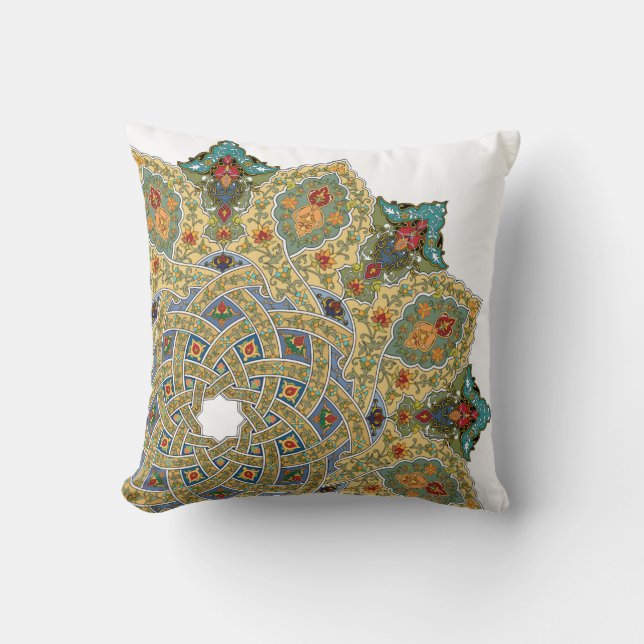 Persian Carpet Pillow by Graphita (Front)