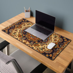 Persian Carpet Traditional Colours Desk Mat