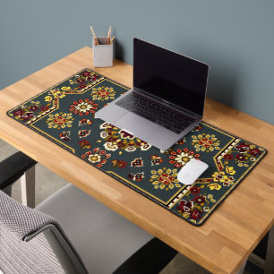 Persian Carpet Traditional Pattern Desk Mat